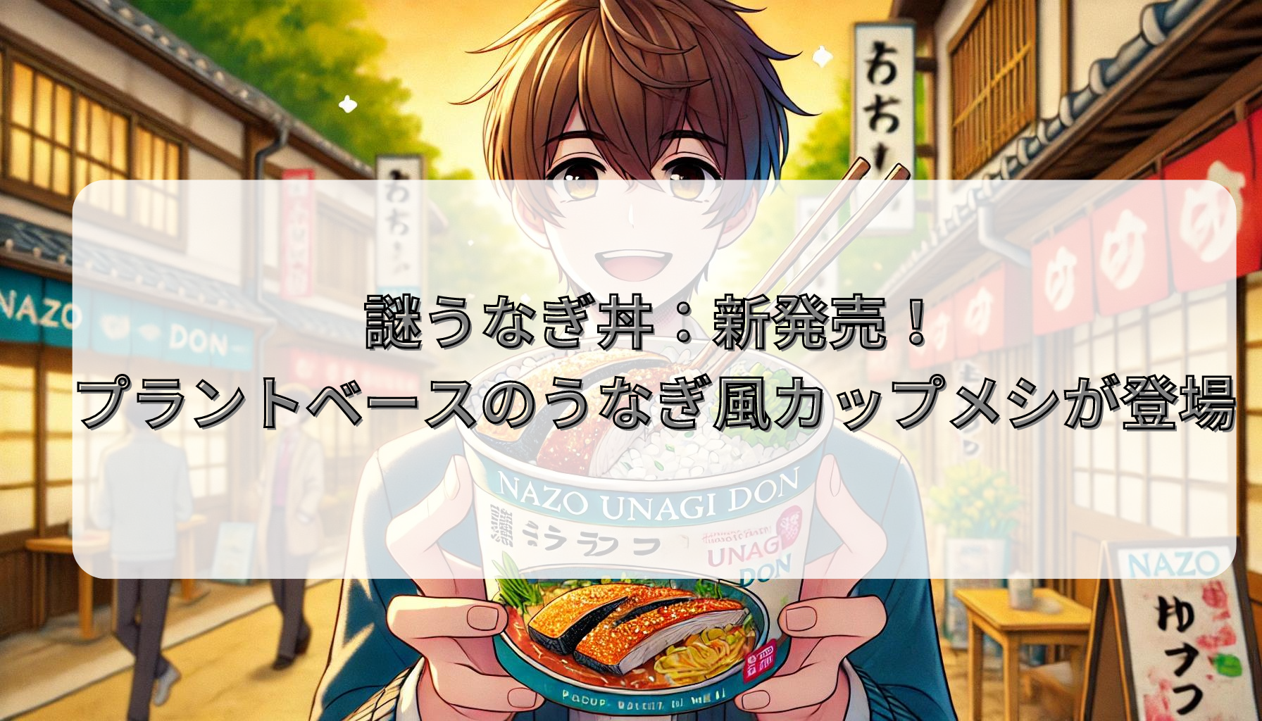 謎うなぎ丼　新発売